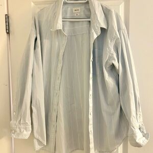 Wilfred Free Sky Blue Striped Shirt